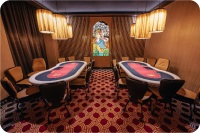 De zaal bij het live casino-zitschema, Casino Arizona showroom-zitplaatstabel